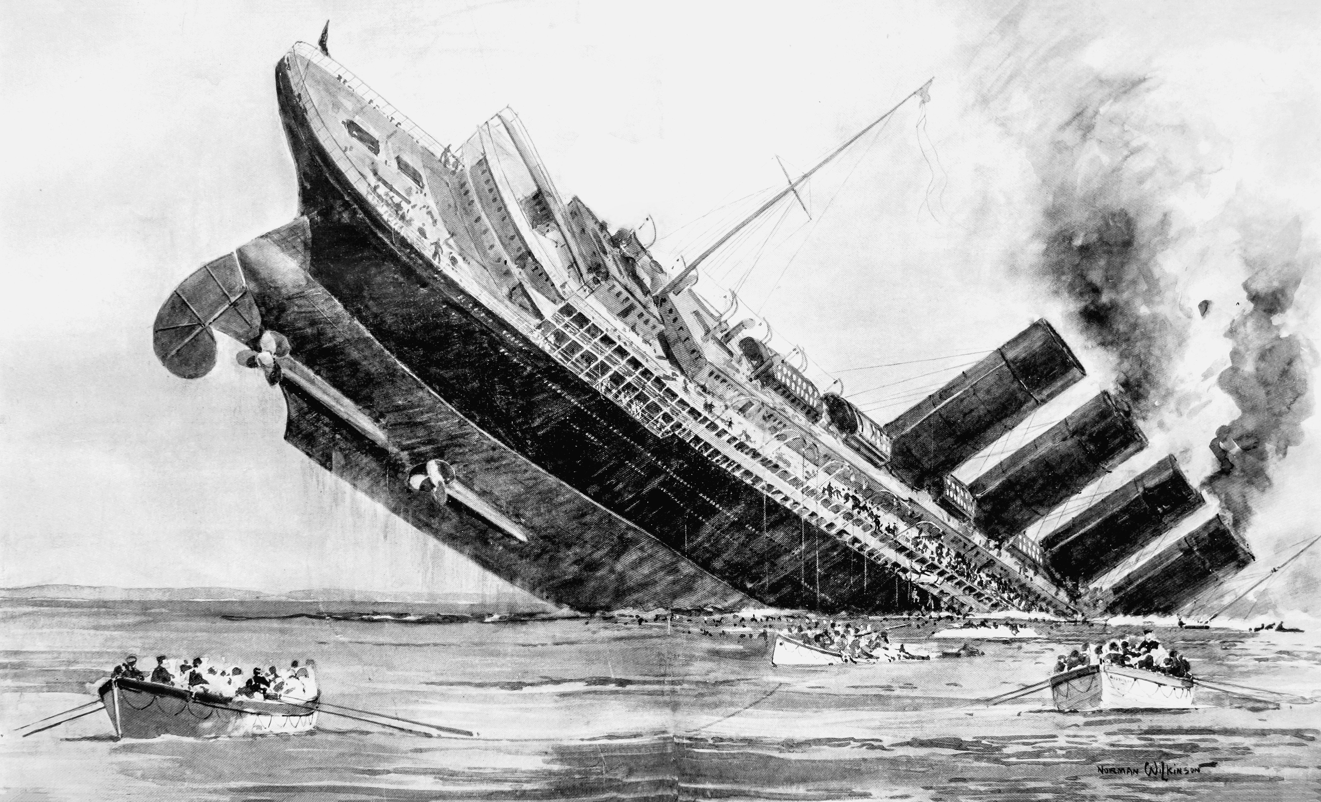 lusitania sinking